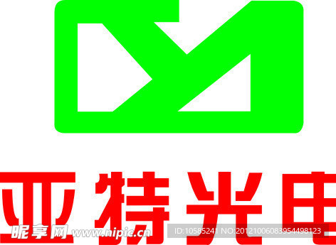 亚特光电logo矢量图