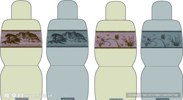 坐垫 毛垫 绣花 贴图