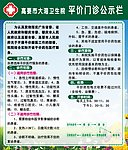 平价门诊宣传栏