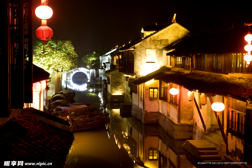 周庄夜景