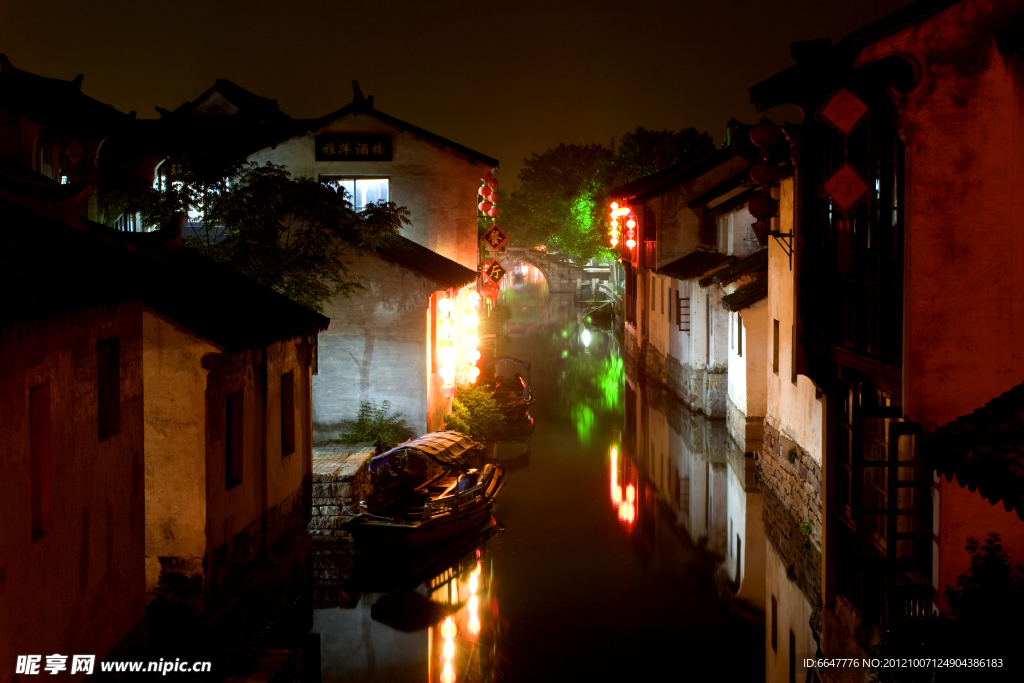 周庄夜景