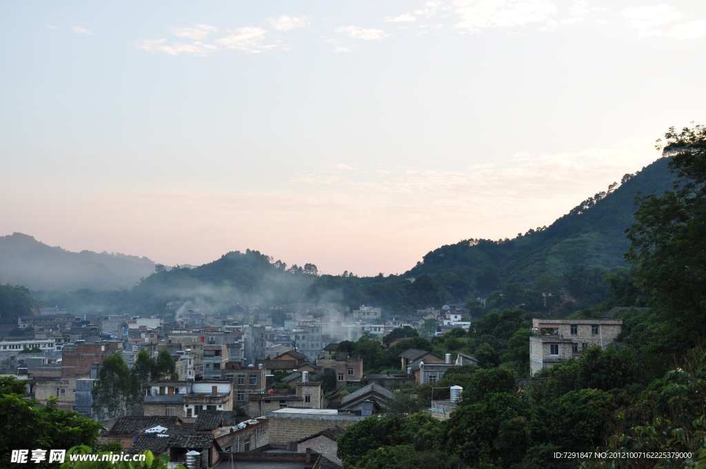 暮色 乡村