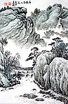 廊桥看水流