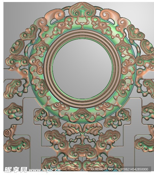 精雕图 太师椅子 jdp