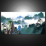 室内大型水墨中国风装饰画背景