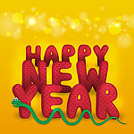 2013年蛇年 艺术字 贺卡