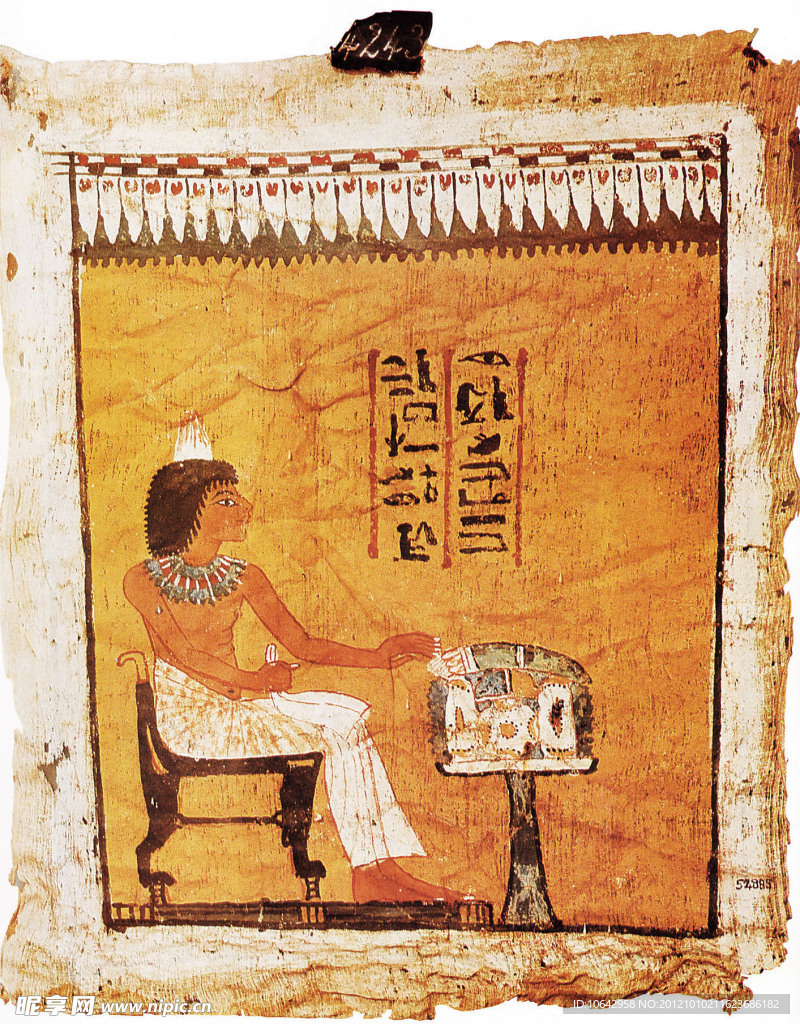 古埃及法老梳妆挂毯