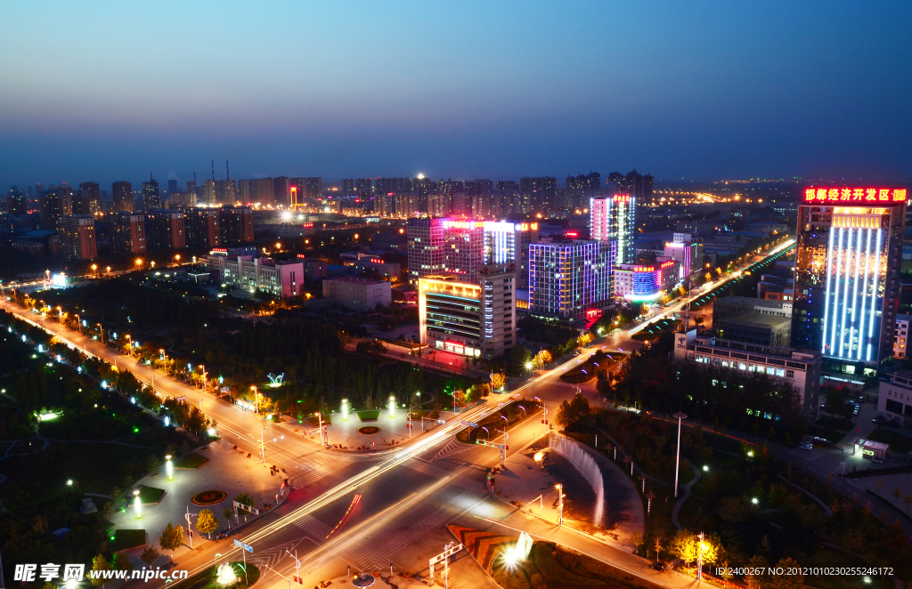 邯郸开发区夜景