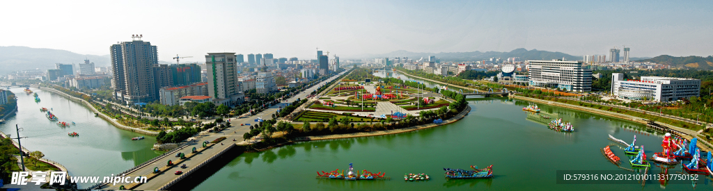 咸宁温泉全景图