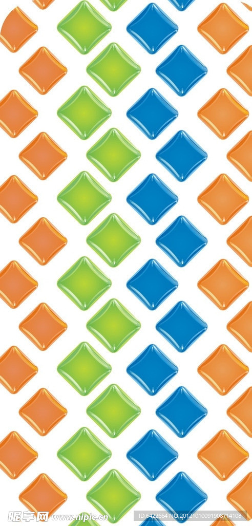 经典几何图案 透明小方块 矢量图