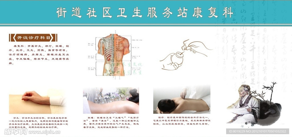 社区医院医疗卫生宣传板