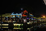 凤凰古城夜景夺翠楼