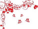 花与蝴蝶