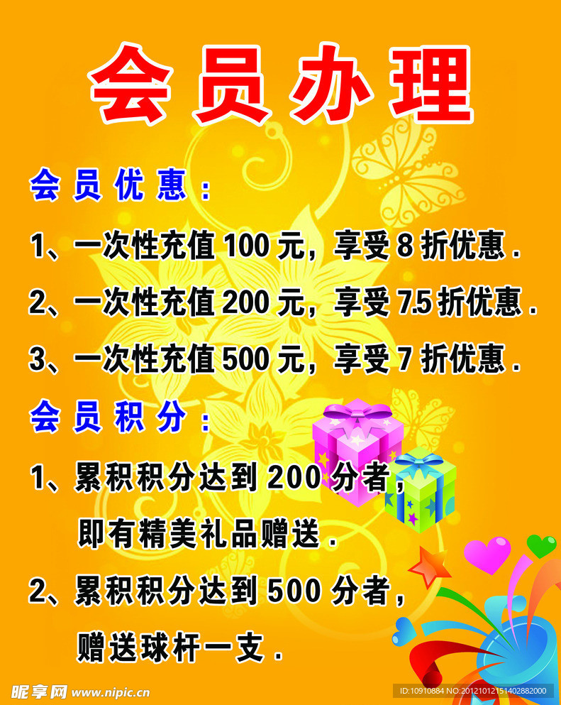 会员办理