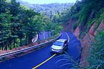盘山公路 麓湖山景区通道