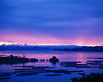 湖畔黄昏