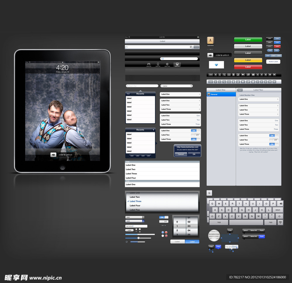 iPad2 iPad3 Iso操作系统 The new iPad