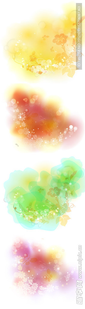 梦幻花纹