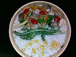 三菌鸡柳笼仔饭