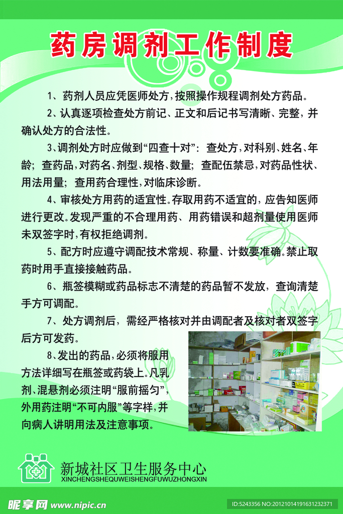 药房调剂工作制度