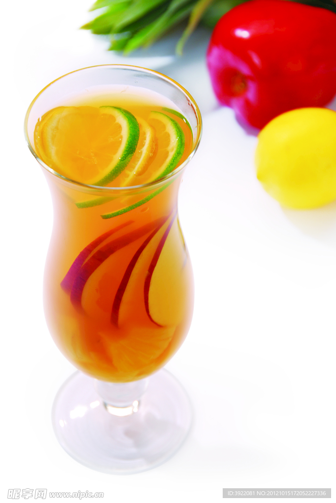 香橙水果茶