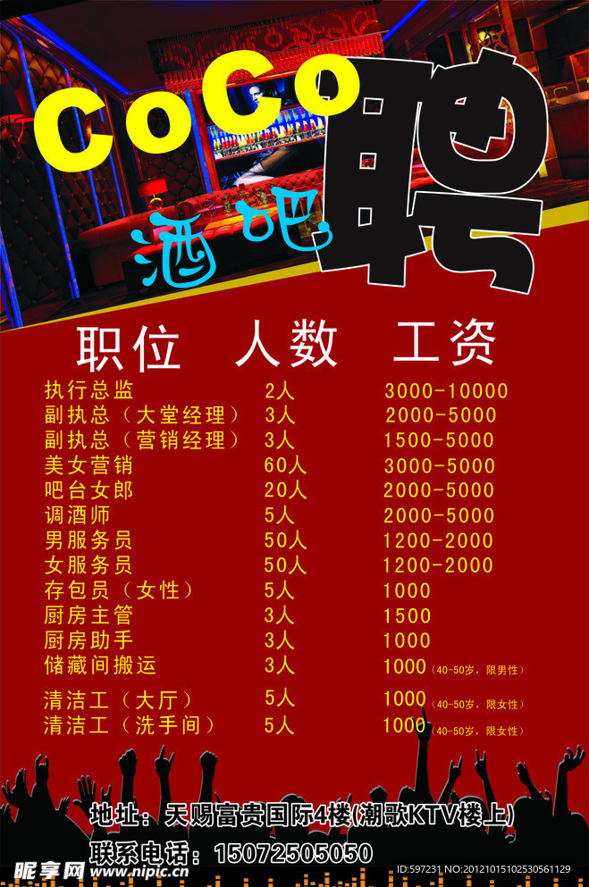 酒吧招聘