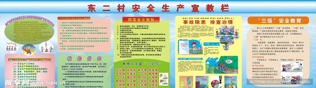 安全生产宣传栏