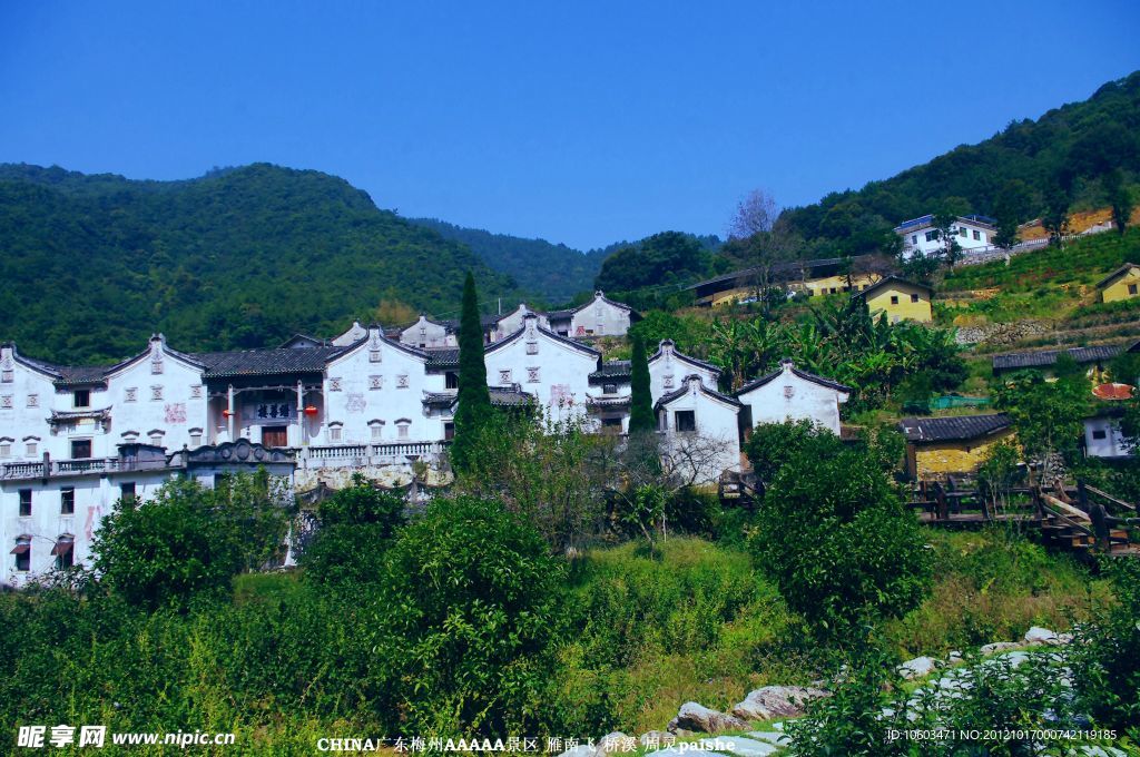 山水 桥溪民俗村 风景