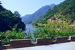 山水 桥溪路途风景 水库
