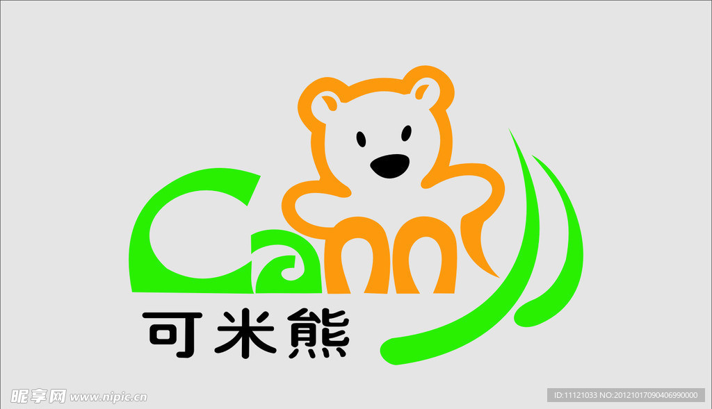 可米熊标志