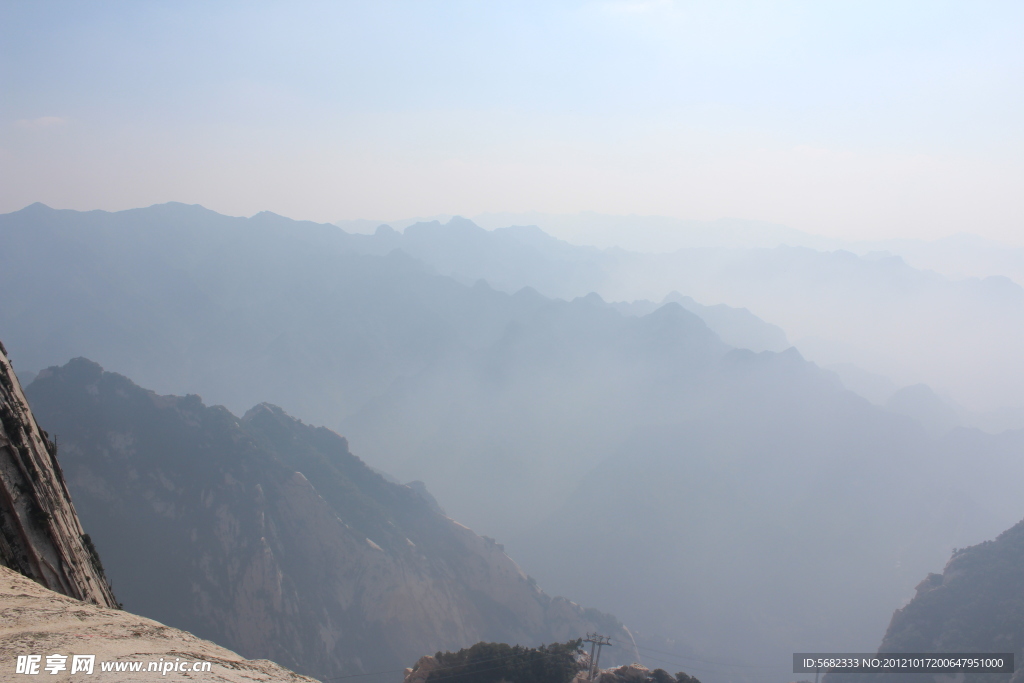 绵延华山