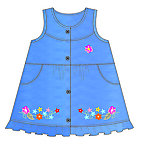 服装印绣花图