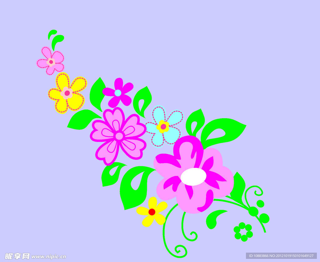服装印绣花图