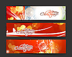 梦幻圣诞节背景 banner