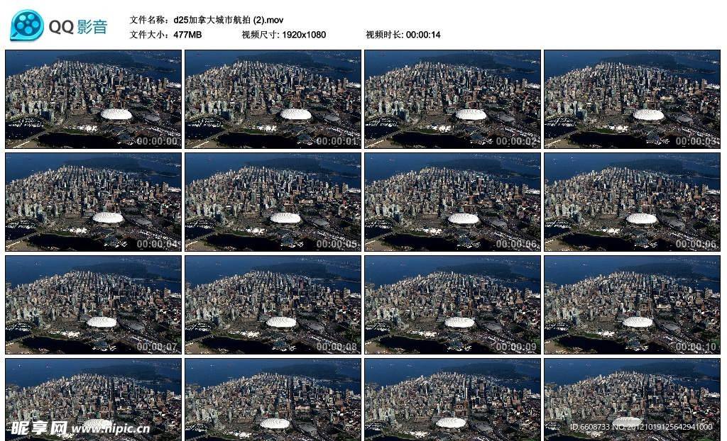 城市高空航拍高清实拍视频素材
