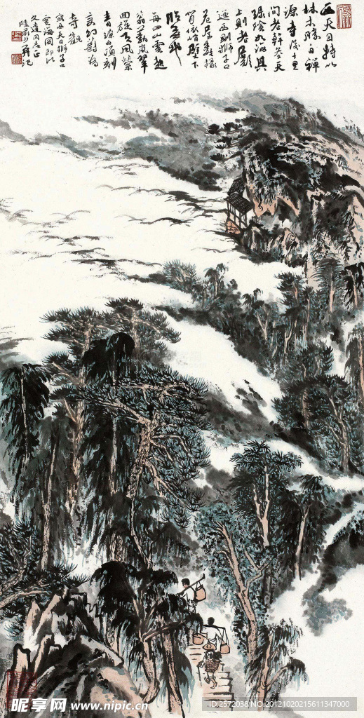 天目山云涌