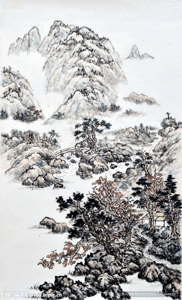 溪居图