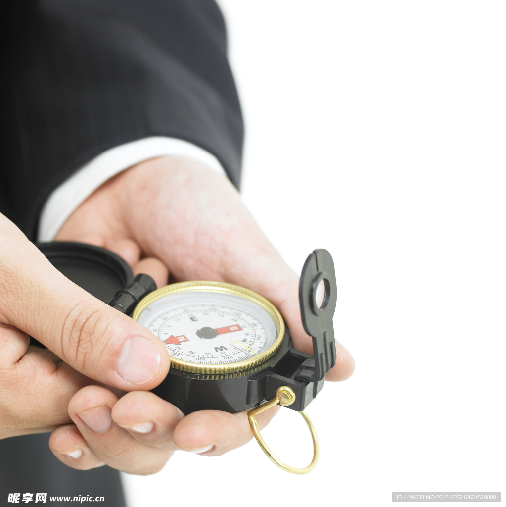 指南针 手拿指南针