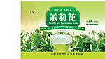 茉莉花茶瓶贴