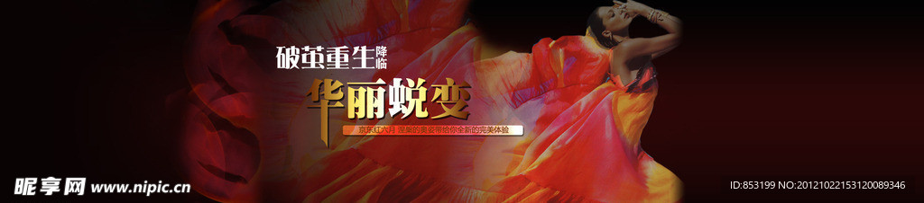 蜕变网页banner