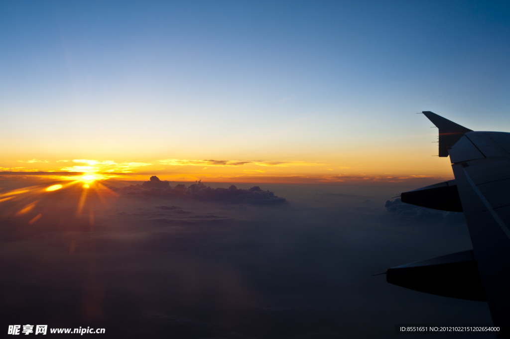 夕阳 天空