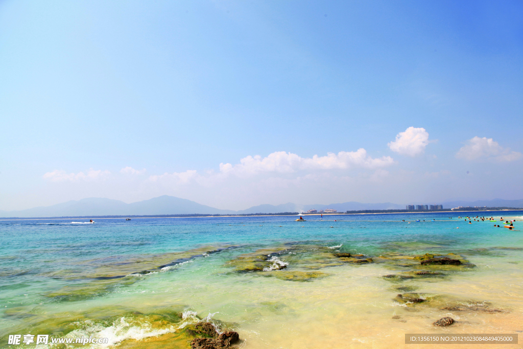蜈支洲岛的海滩
