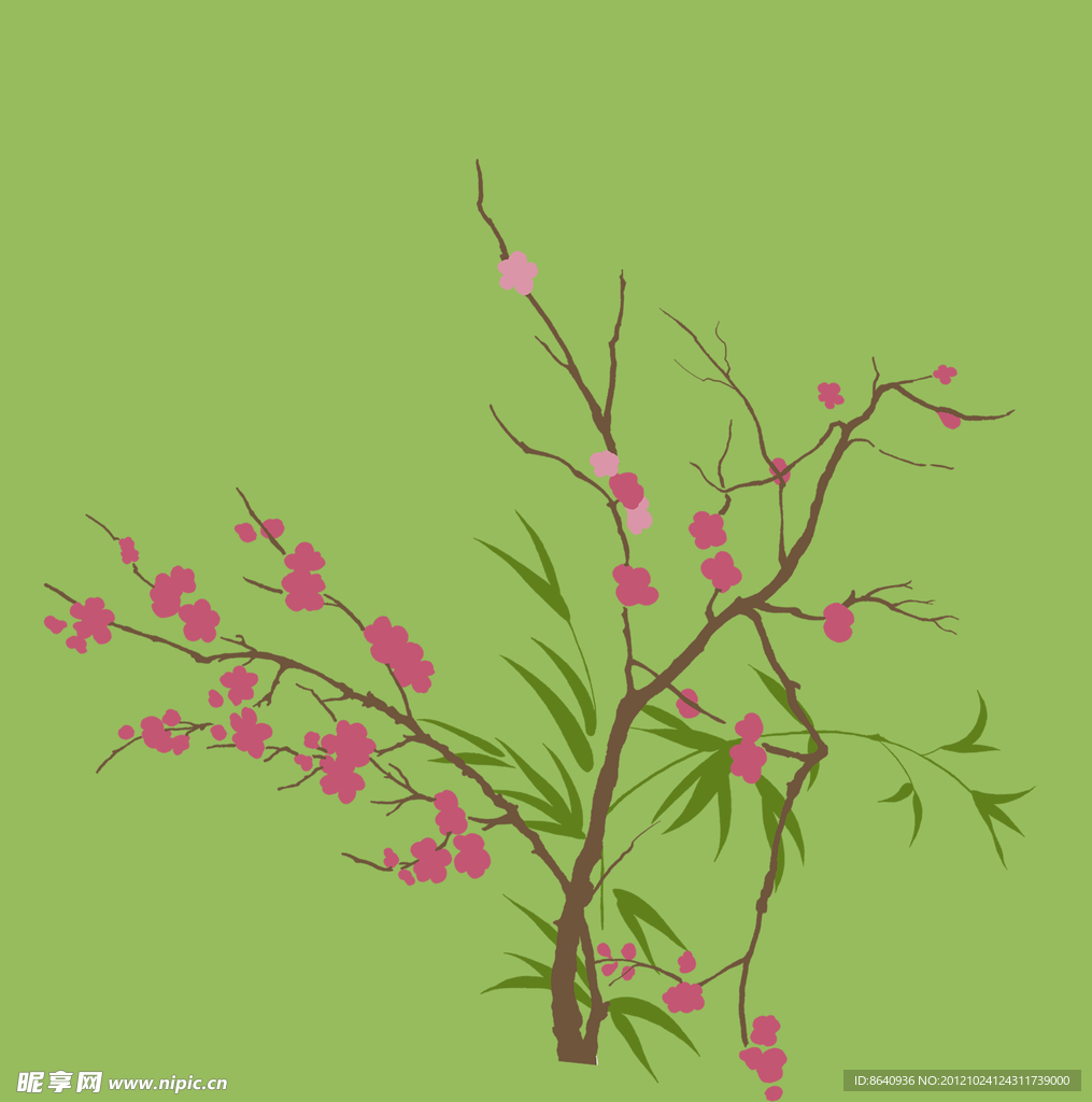 桃树花卉