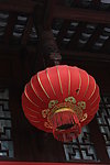 大红圆形灯笼