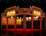 展示展台效果图