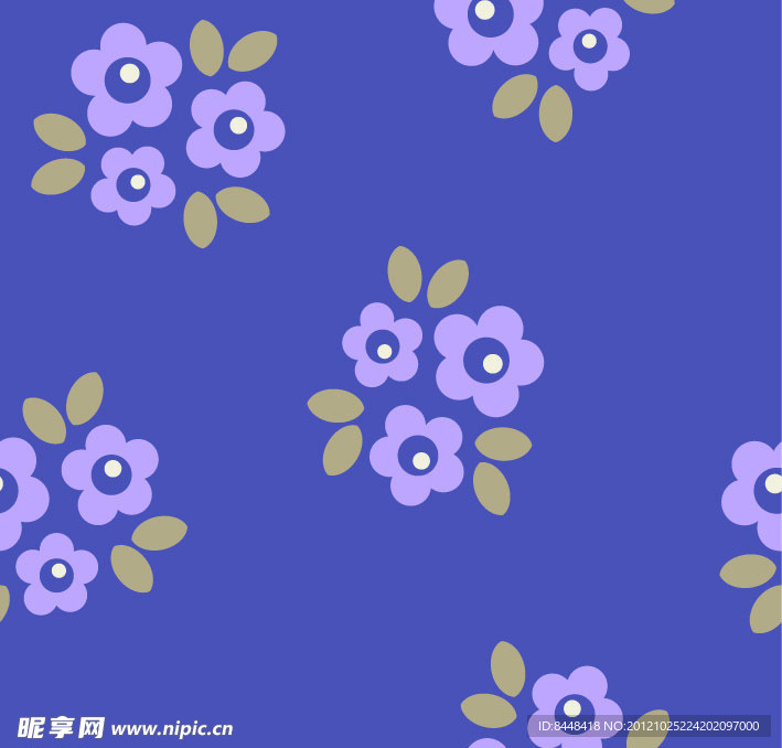卡通花纹