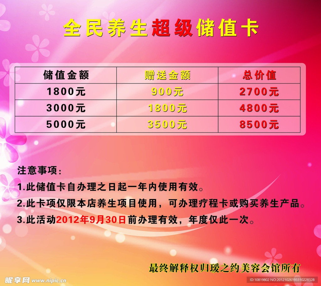 储值卡