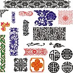 矢量 古典 花纹 花边
