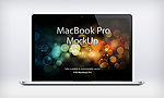 超高清MacBook Pro Retina屏幕分层PSD素材