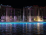 喷泉夜景